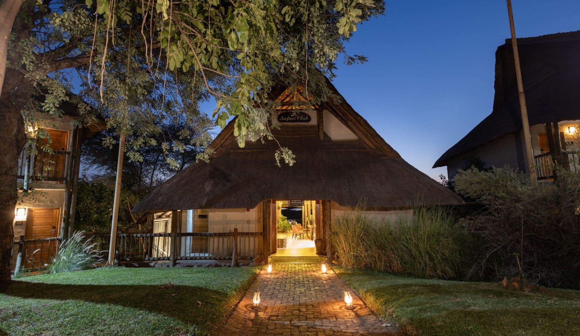 Night time at Victoria Falls Safari Club