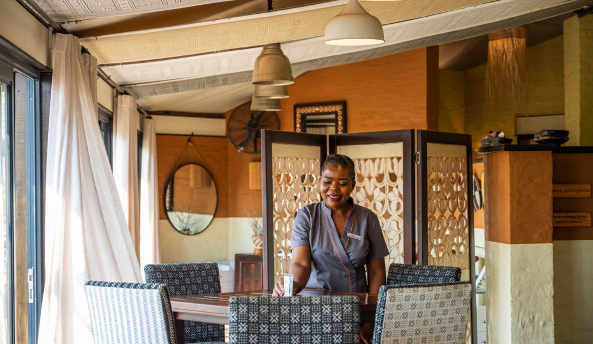 Staff at Victoria Falls Safari Spa