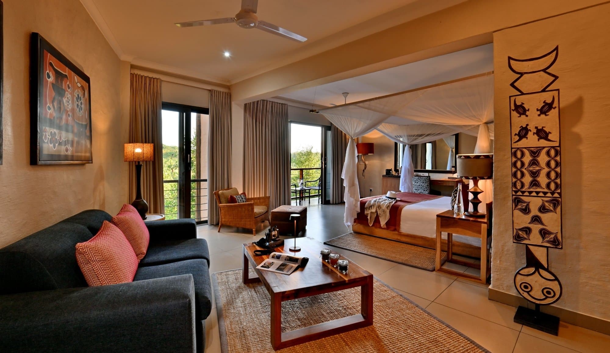 Victoria Falls Safari Club room
