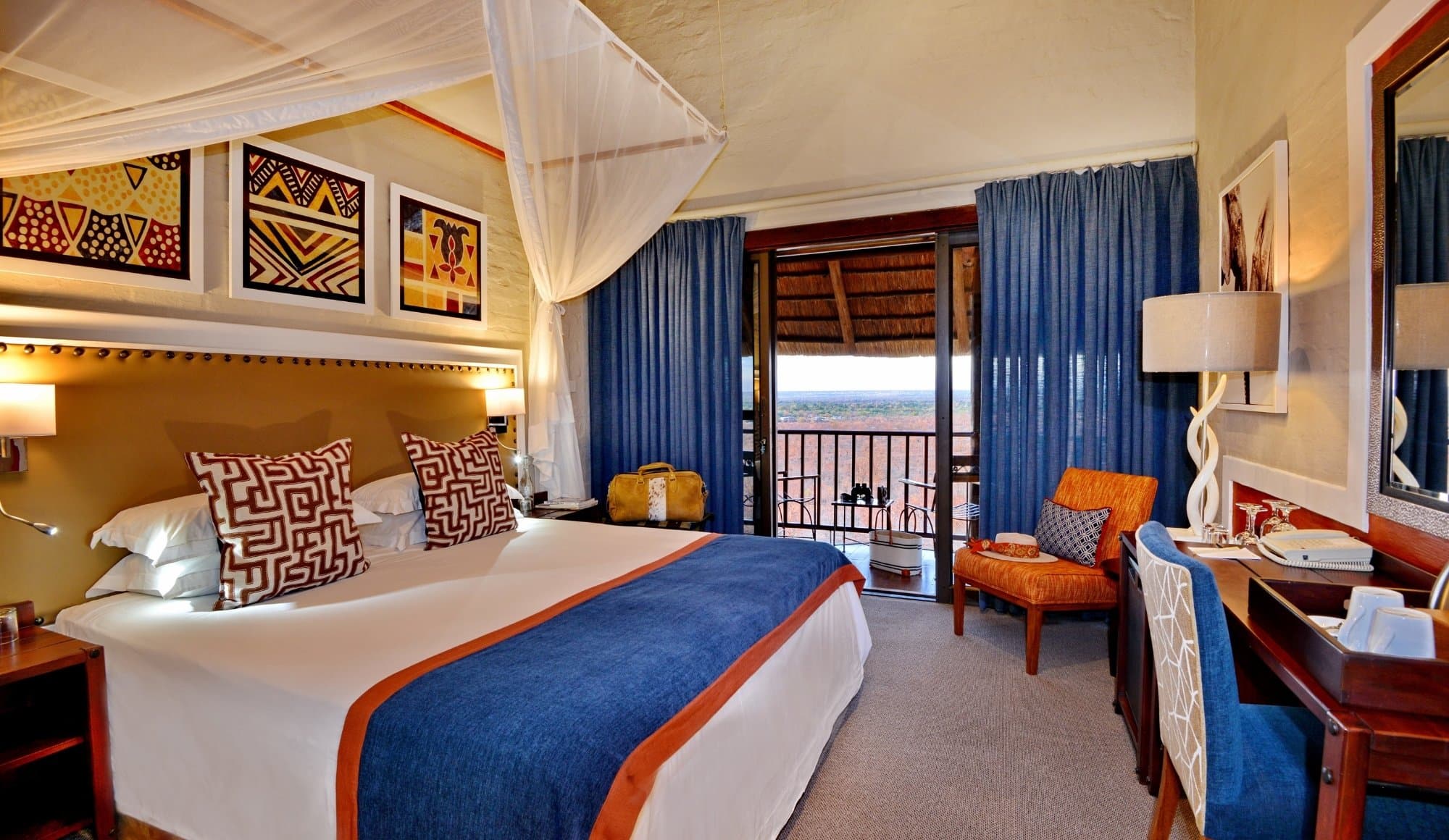 Neat Victoria Falls Safari Lodge bedroom
