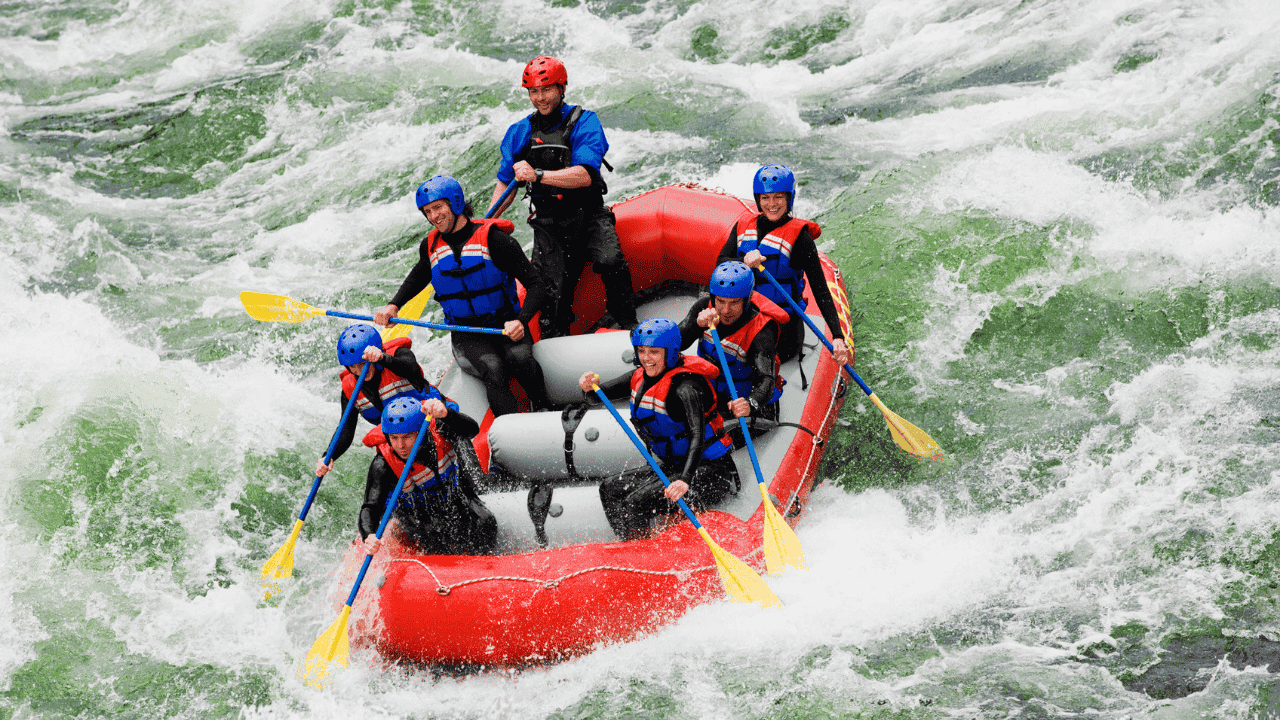 White water rafting in Victoria Falls