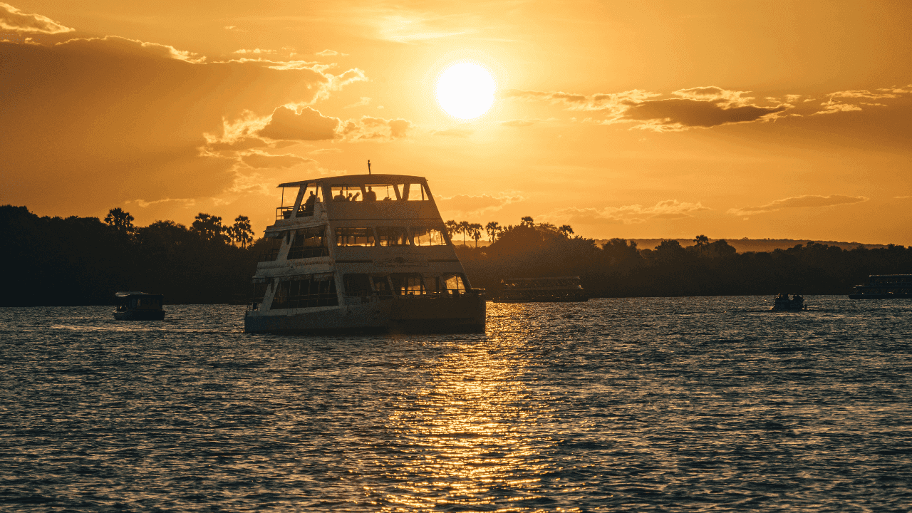 Sunset cruise on the Zambezi