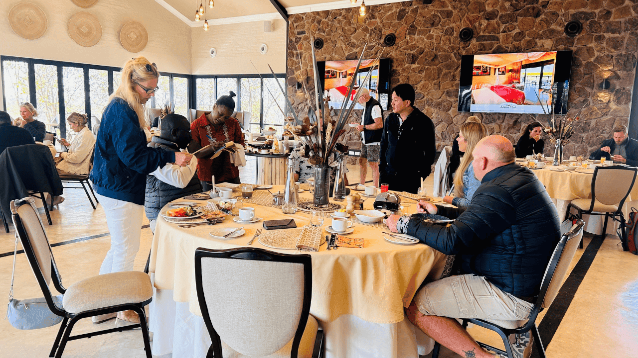 Delegates at Queen Nandi Place