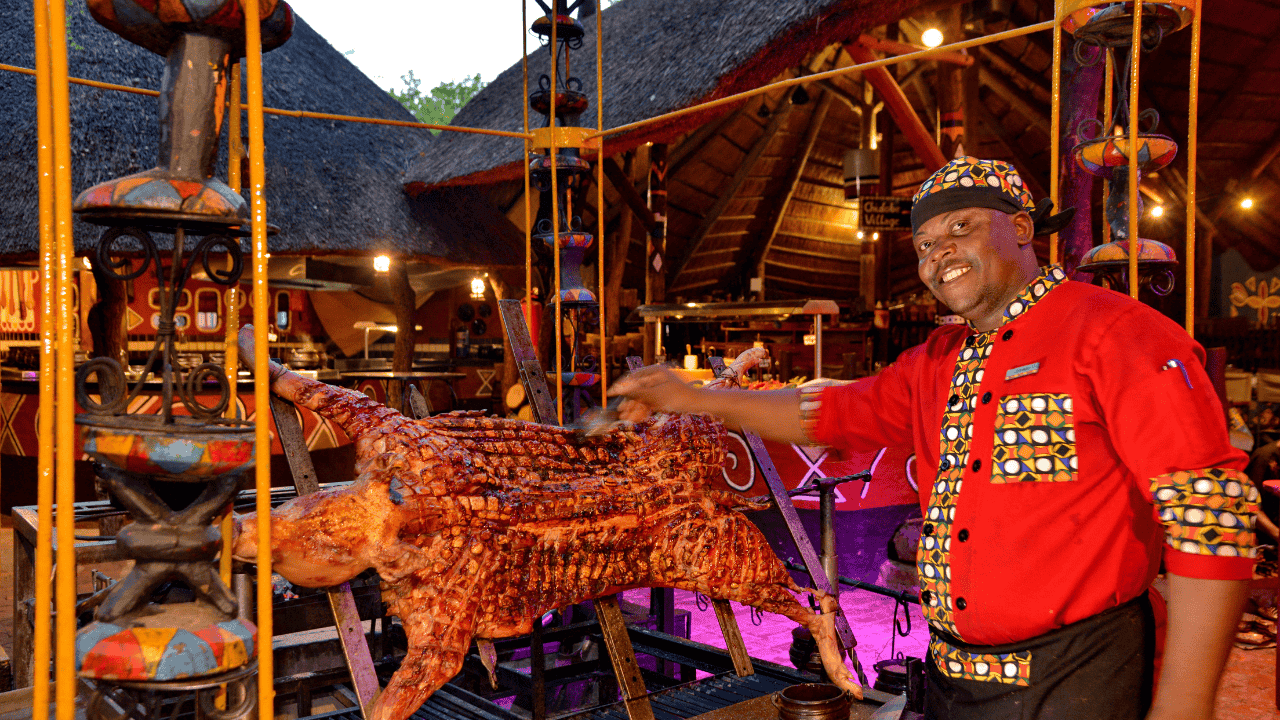 The main course at 8pm