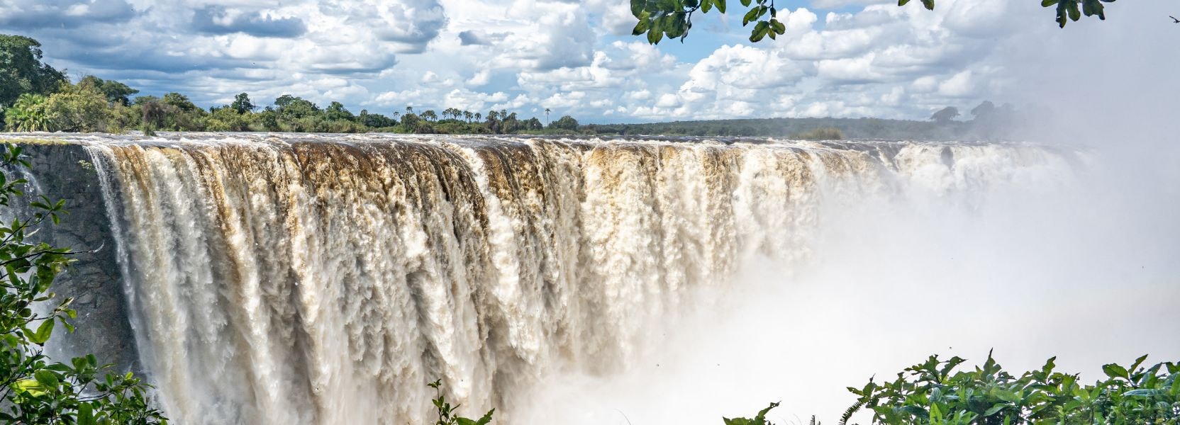 Victoria Falls - the smoke is thundering right now