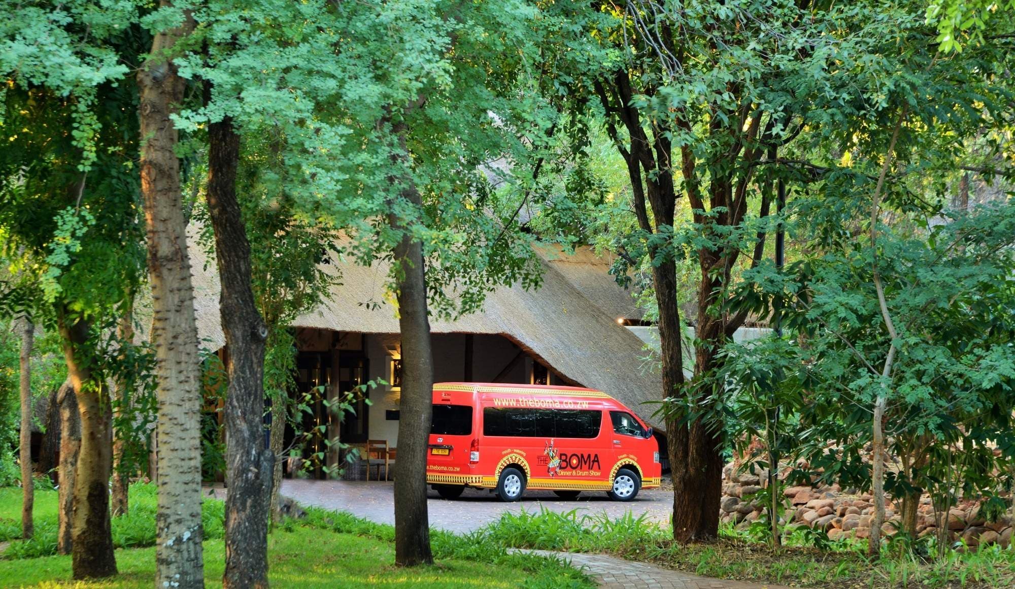 Complimentary guest pickup at Victoria Falls Safari Lodge